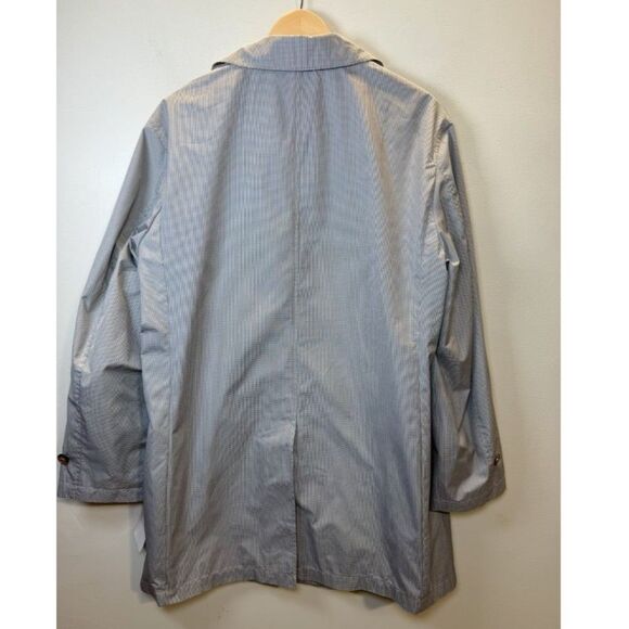 Lauren Ralph Lauren Stanza Men’s 40S Cream Puppytooth Rain Coat Classic Fit NWT - Picture 2 of 9